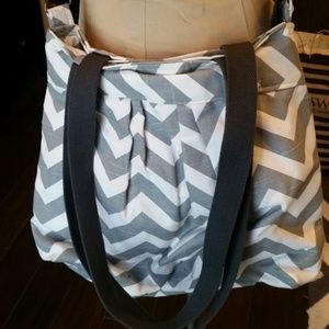 Chevron messenger bag