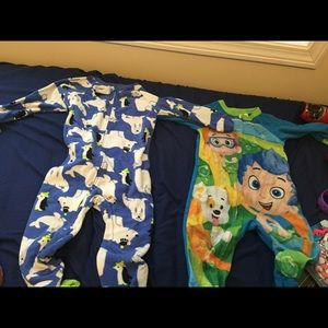 Olaf and bubble guppies One pice suit