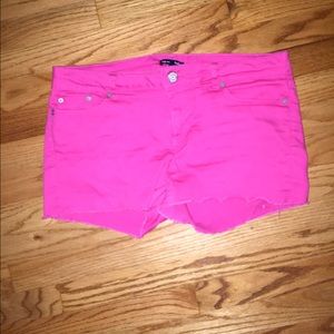 Pink shorts