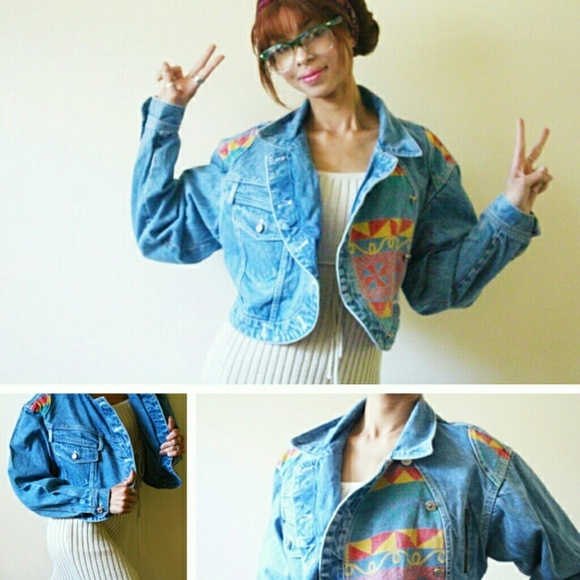 90s Vintage Denim Jacket - Picture 1 of 3