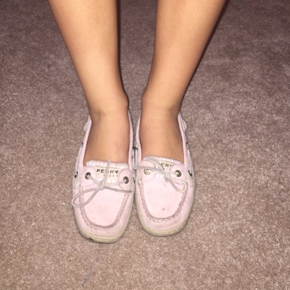 pink sperrys