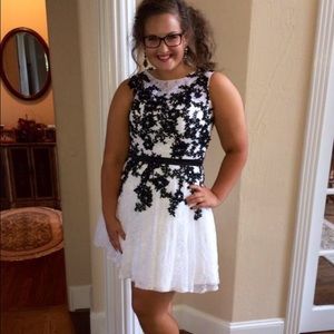 homecoming dress, worn once! dry cleaned.