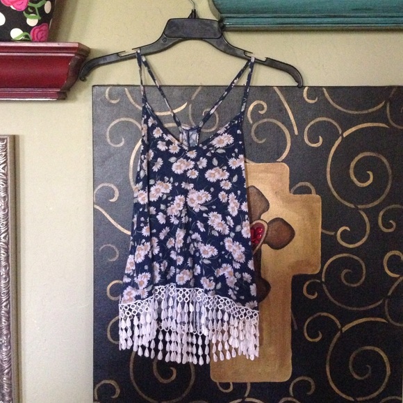 tank top with flowers