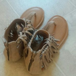 Fringe sandals by Not Rated. Brand new, never worn