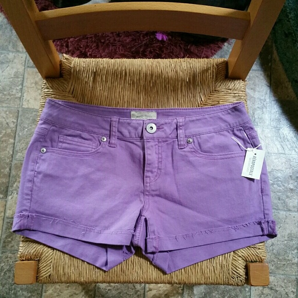 Aeropostale Purple denim shorts size 1 / 2
