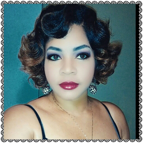 Rhinestone ball earrings