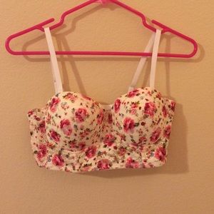 Floral crop top
