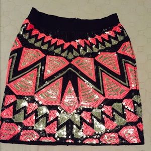 All over sequin mini
