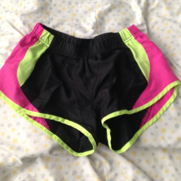 Pink/Black/Yellow Soffe Shorts