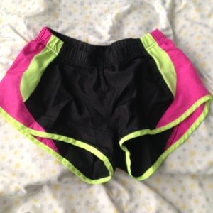 Pink/Black/Yellow Soffe Shorts