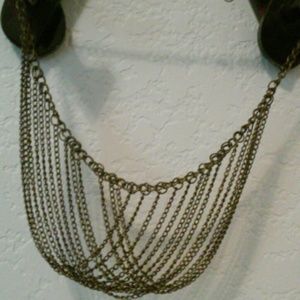 Bronze chain linked necklace