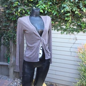 HEATHER GREY AMERICAN APPAREL CARDIGAN