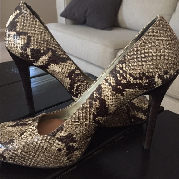 Gianni Bini Shoes - Snake skin heels