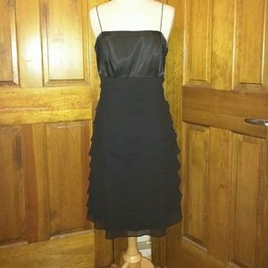 Black Special Occassion ruffled dress