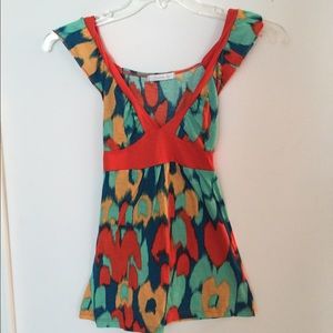 Charlotte Russe Summer tie top