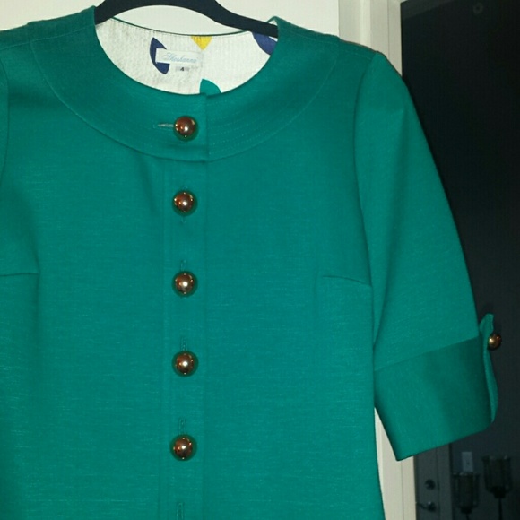 ❌ SOLD! ❌ Fabulous Shoshanna teal green dress! - Picture 2 of 4