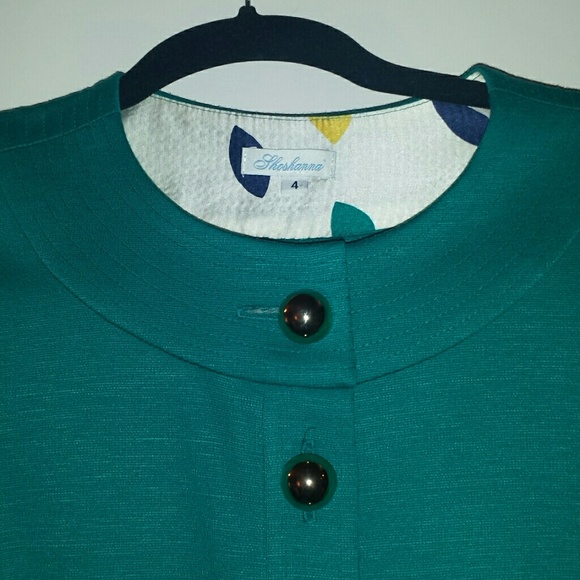 ❌ SOLD! ❌ Fabulous Shoshanna teal green dress! - Picture 3 of 4