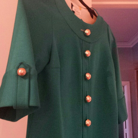 ❌ SOLD! ❌ Fabulous Shoshanna teal green dress! - Picture 4 of 4