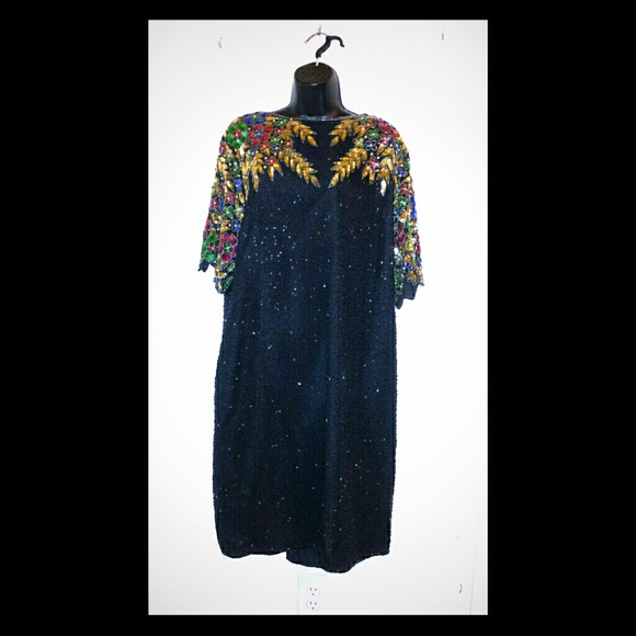 Vintage Sequin and beaded dress