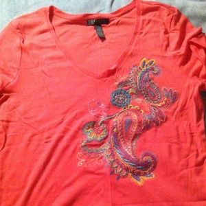 Ralph Lauren Coral Tee Shirt