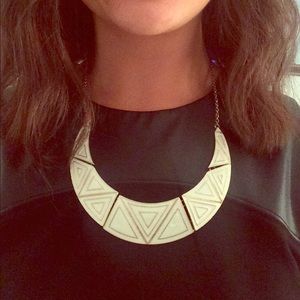 White tribal necklace
