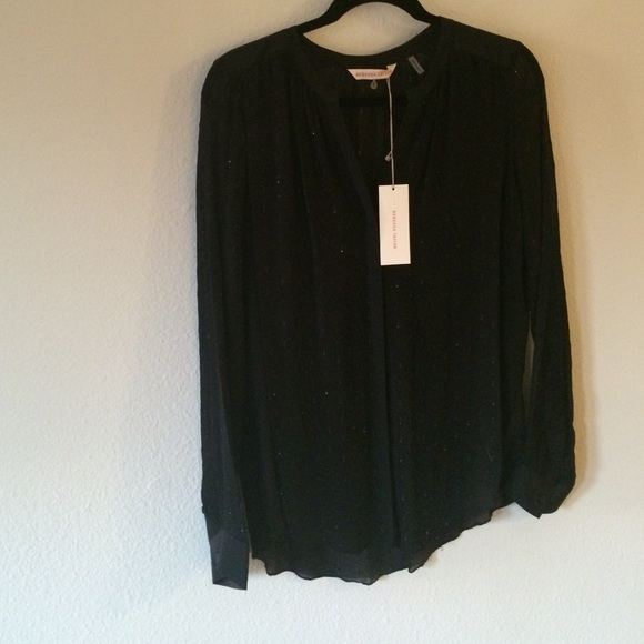 Black Rebecca Taylor top size 8 brand new!