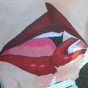 Lips Mouths American Apparel Sublimation-T (RARE)