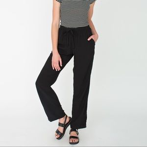 American apparel black brunch pant.