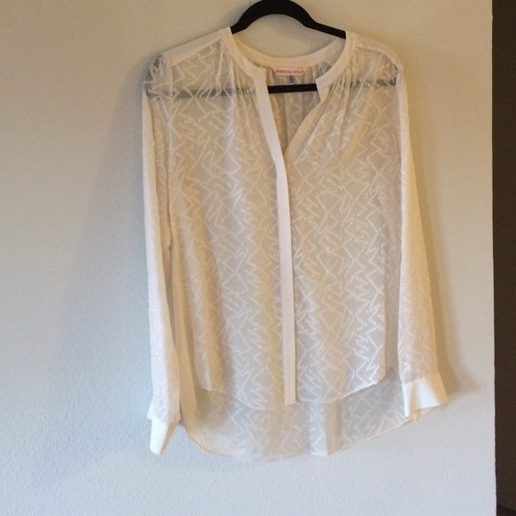 Cream Rebecca Taylor top never worn!
