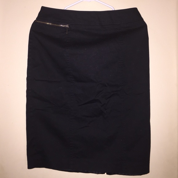 Black pencil skirt