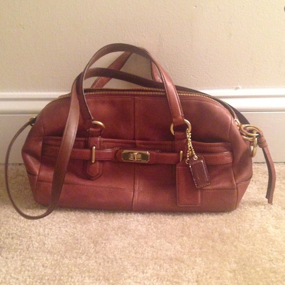 Coach leather purse.