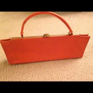 Vintage orange purse