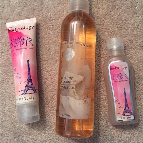 Perfume, Body Wash, and Body Cream bundle