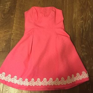 Lilly Pulitzer pink sun dress