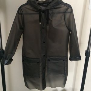 Topshop Transparent Rain Coat Topshop Transparent Rain Coat