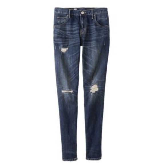 Mossimo Supply Co. Denim - Mossimo skinny boyfriend jeans sz 2. Distressed!