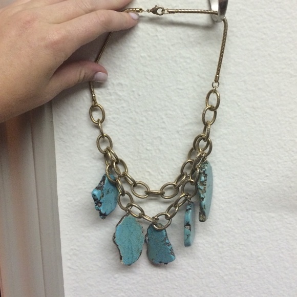Turquoise necklace from anthropologie!