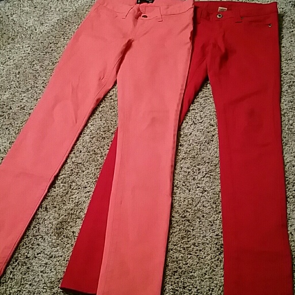 Coral and Red Jeans Bundle