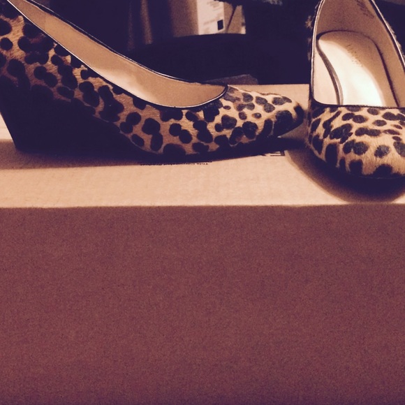 Leopard Wedges