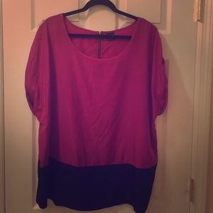 Purple & Black Top