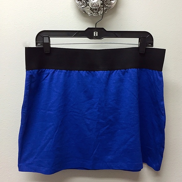 Blueberry Blue Mini Skirt