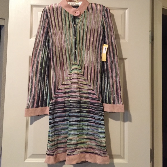 NWT Missoni Ready to Wear Metallic Dress