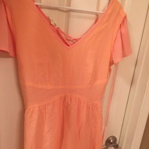 Peach romper