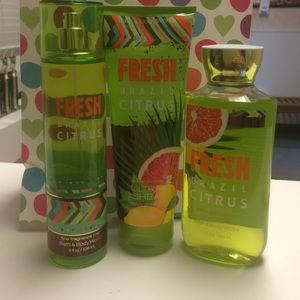 Bath and body works mist, body cream & shower gel