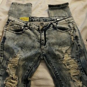 Love Culture Ripped Skinny Jeans