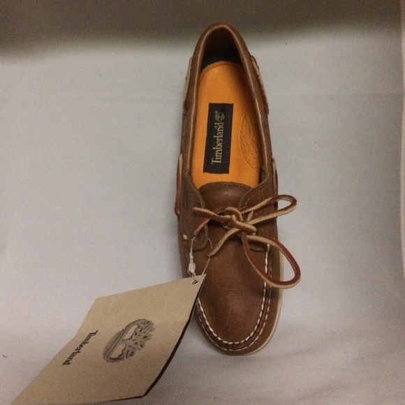 Timberland Size 6 Brown Leather Shoes