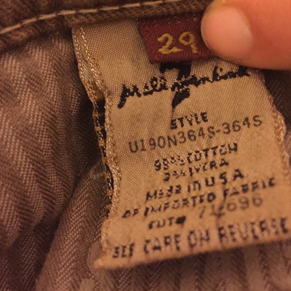 Brown Seven for All Mankind denim skinnies - Picture 4 of 4