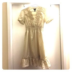 tea party dress in ivory