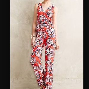 Anthropologie Flower District Romper