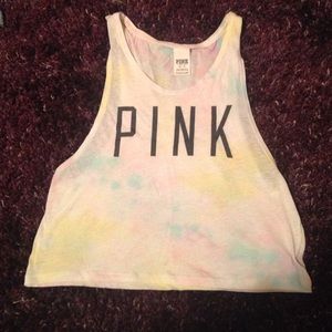 Tie dye Victoria's Secret tank top